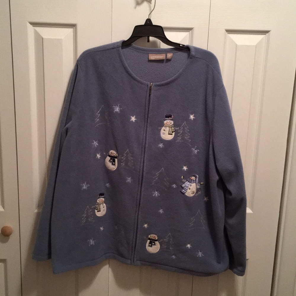Fleece winter sweater 3X